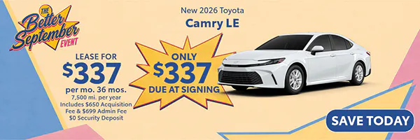 New 2026 Toyota Camry LE | Canobie Lake Toyota