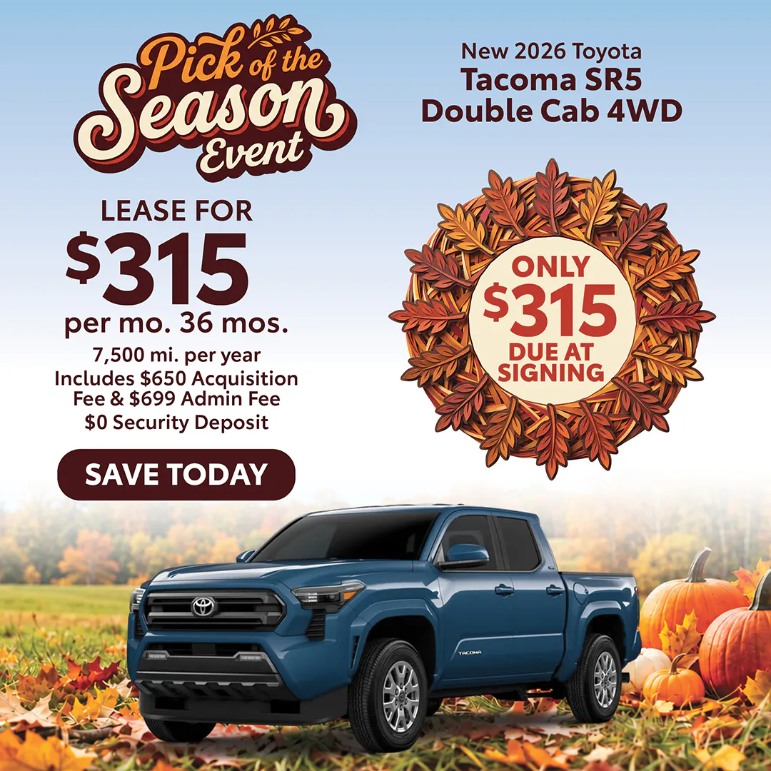 New 2026 Toyota Tacoma SR5 Double Cab 4WD | Canobie Lake Toyota