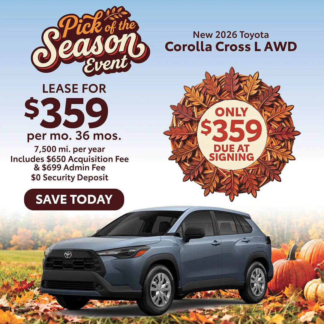 New 2026 Toyota Corolla Cross L AWD | Canobie Lake Toyota
