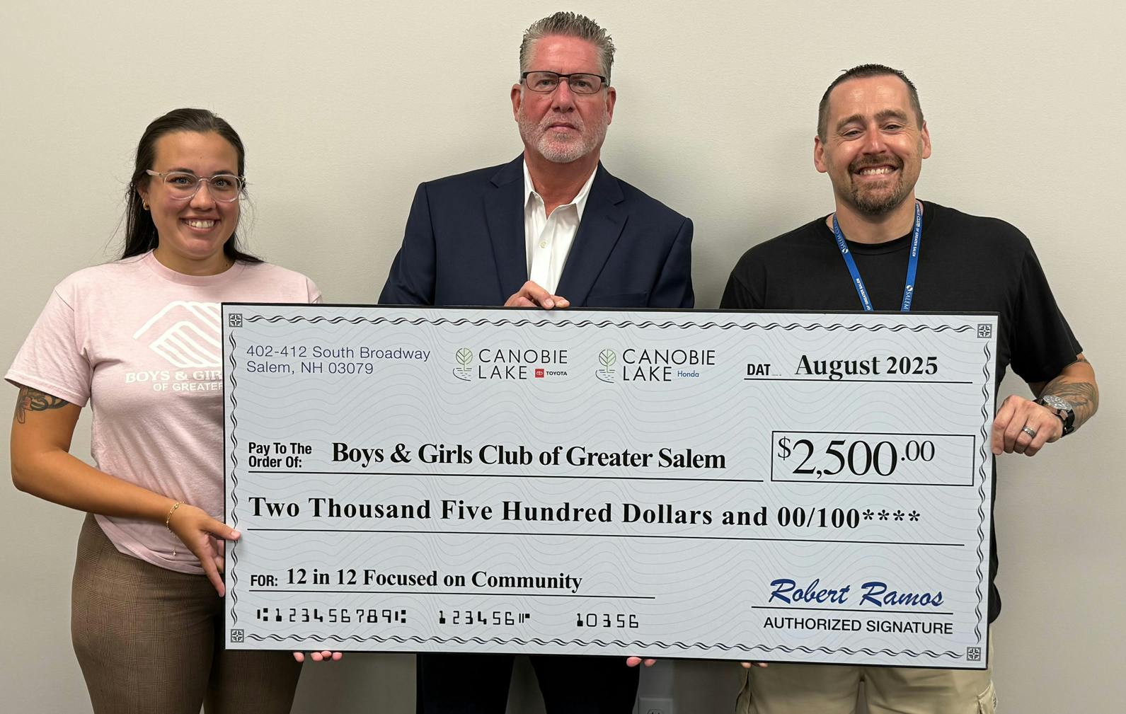 canobie-august-2025-community-boysandgirls-sized A large check presented to the Boys & Girls Club of Greater Salem