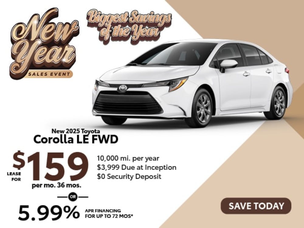 New 2025 Toyota Corolla LE FWD | Canobie Lake Toyota