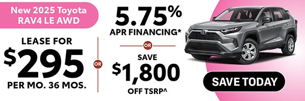 New 2025 Toyota RAV4 LE AWD | Canobie Lake Toyota
