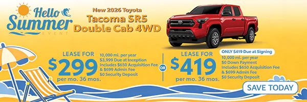 New 2026 Toyota Tacoma SR5 Double Cab 4WD | Canobie Lake Toyota