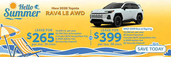 New 2026 Toyota RAV4 LE AWD | Canobie Lake Toyota