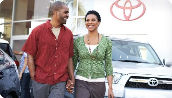 happy Toyota couple