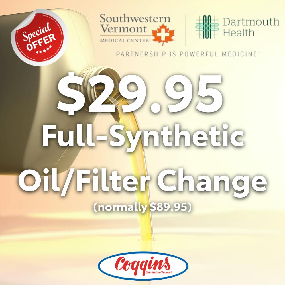 Full Synthetic Oil Change | Coggins Auto Group