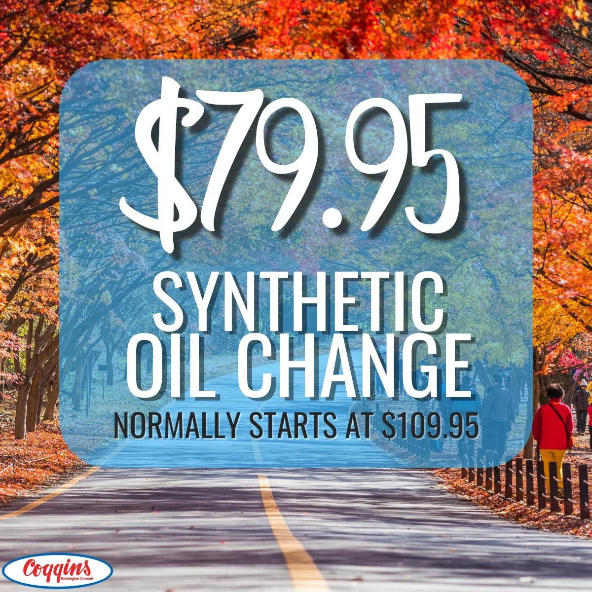 Synthetic Oil/Filter Change Special | Coggins Honda of Bennington
