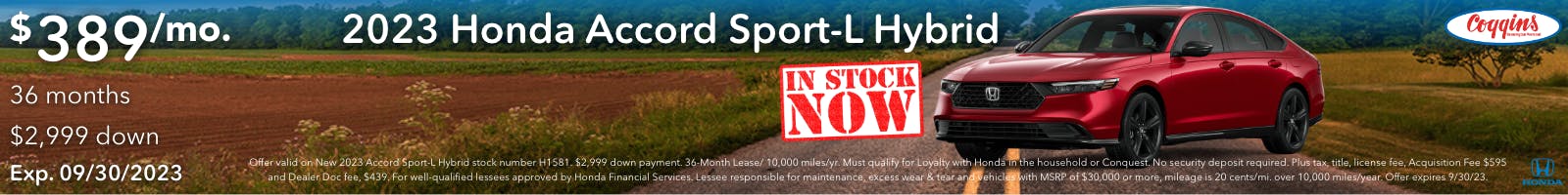 2023 Honda Accord Sport-L Hybrid