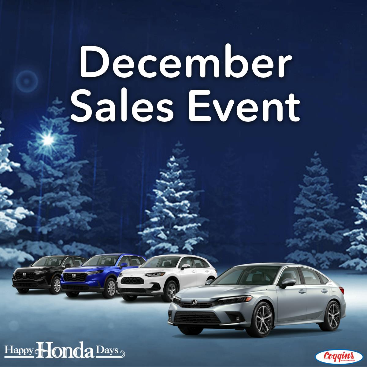 December Sales Event! | Coggins Honda of Bennington