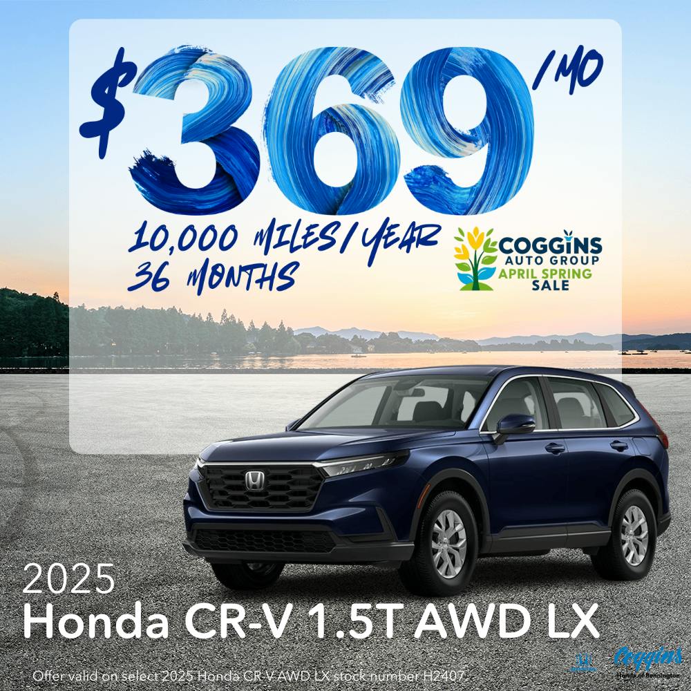 2025 CR-V Lease | Coggins Honda of Bennington