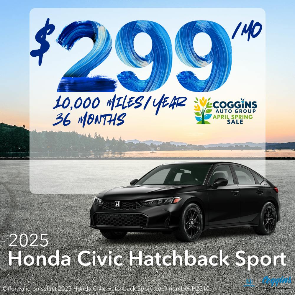 2025 Honda Civic Lease | Coggins Honda of Bennington