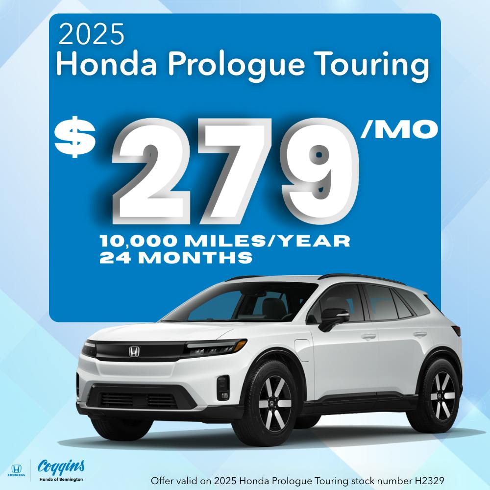 2025 Prologue Lease | Coggins Honda of Bennington