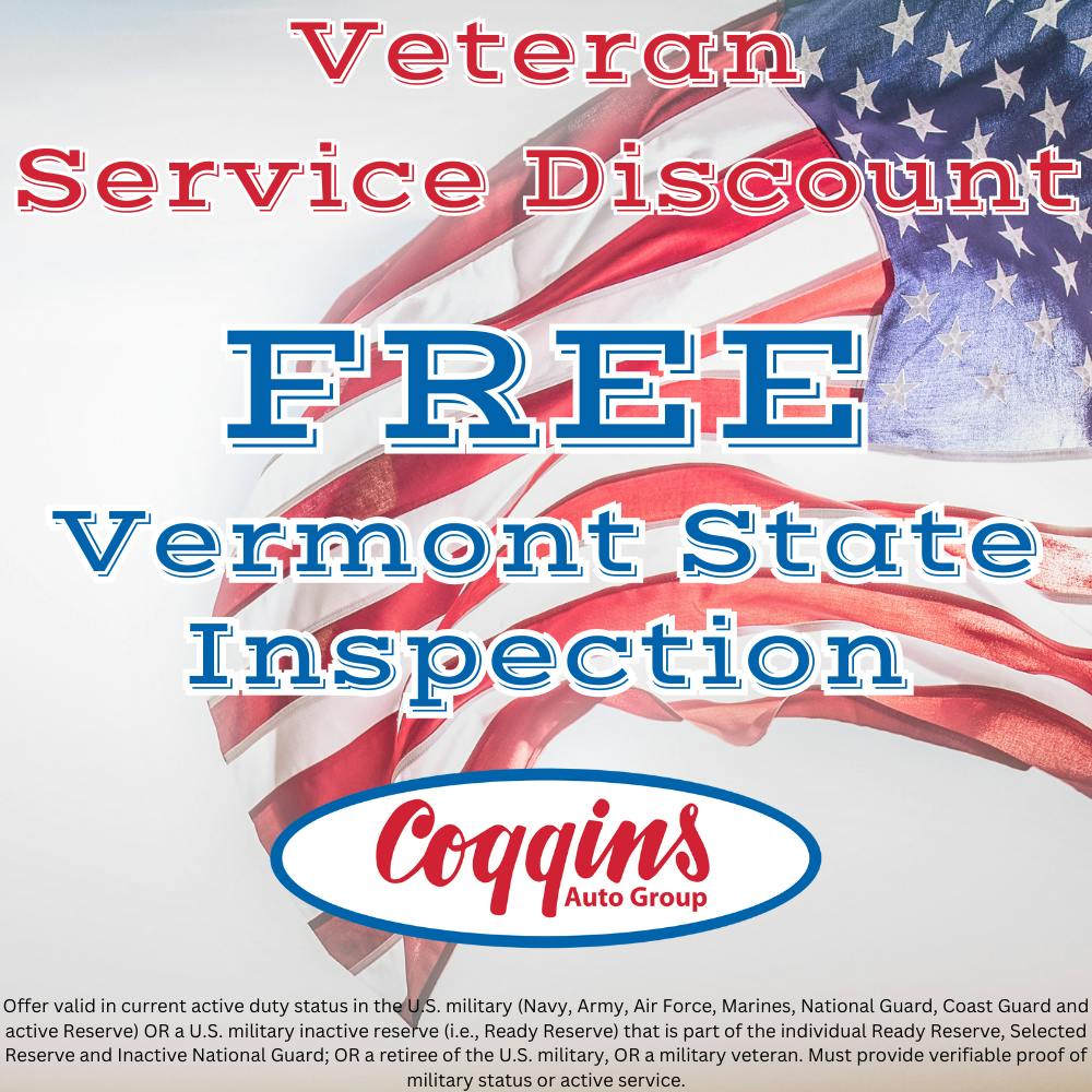 Veteran Vermont State Inspection Special | Coggins Honda of Bennington