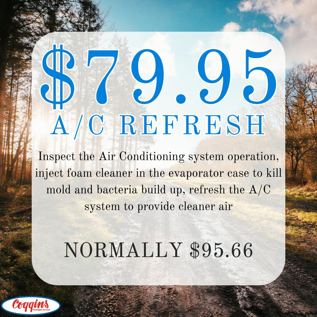 A/C Refresh | Coggins Honda of Bennington