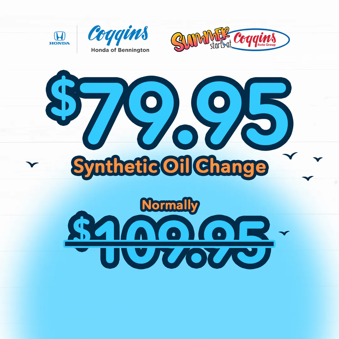 Synthetic Oil Change Special | Coggins Honda of Bennington