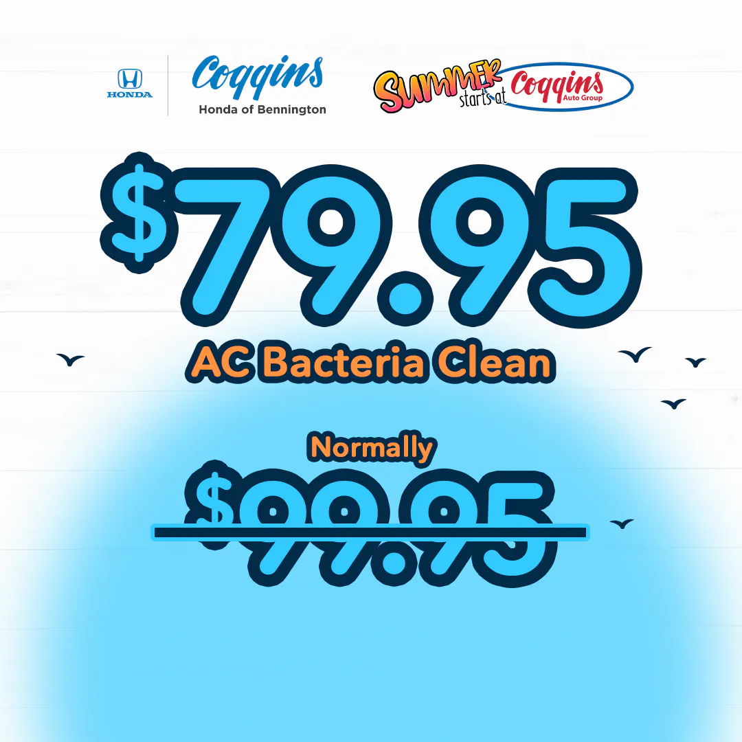 AC Bacteria Cleaning | Coggins Honda of Bennington
