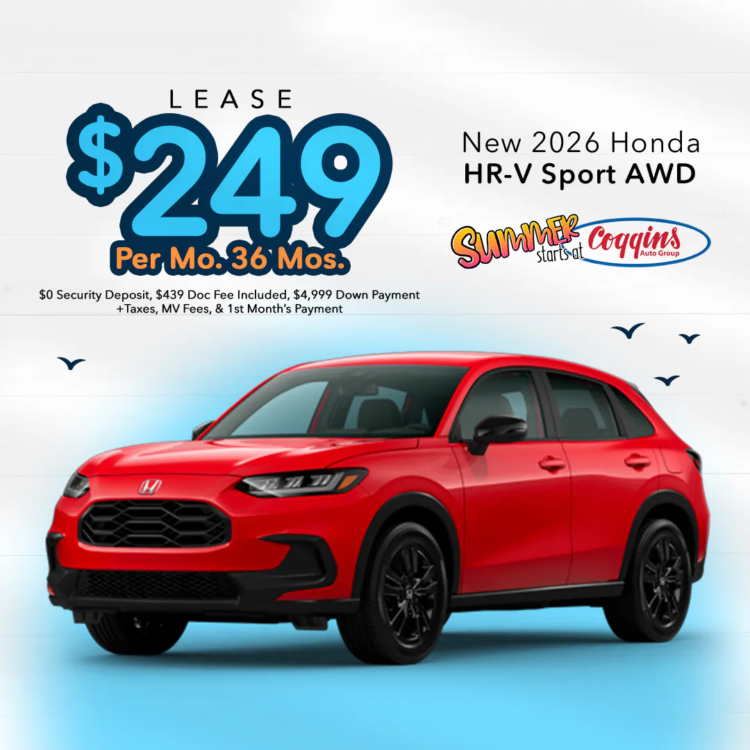 2026 Honda HR-V Lease | Coggins Honda of Bennington