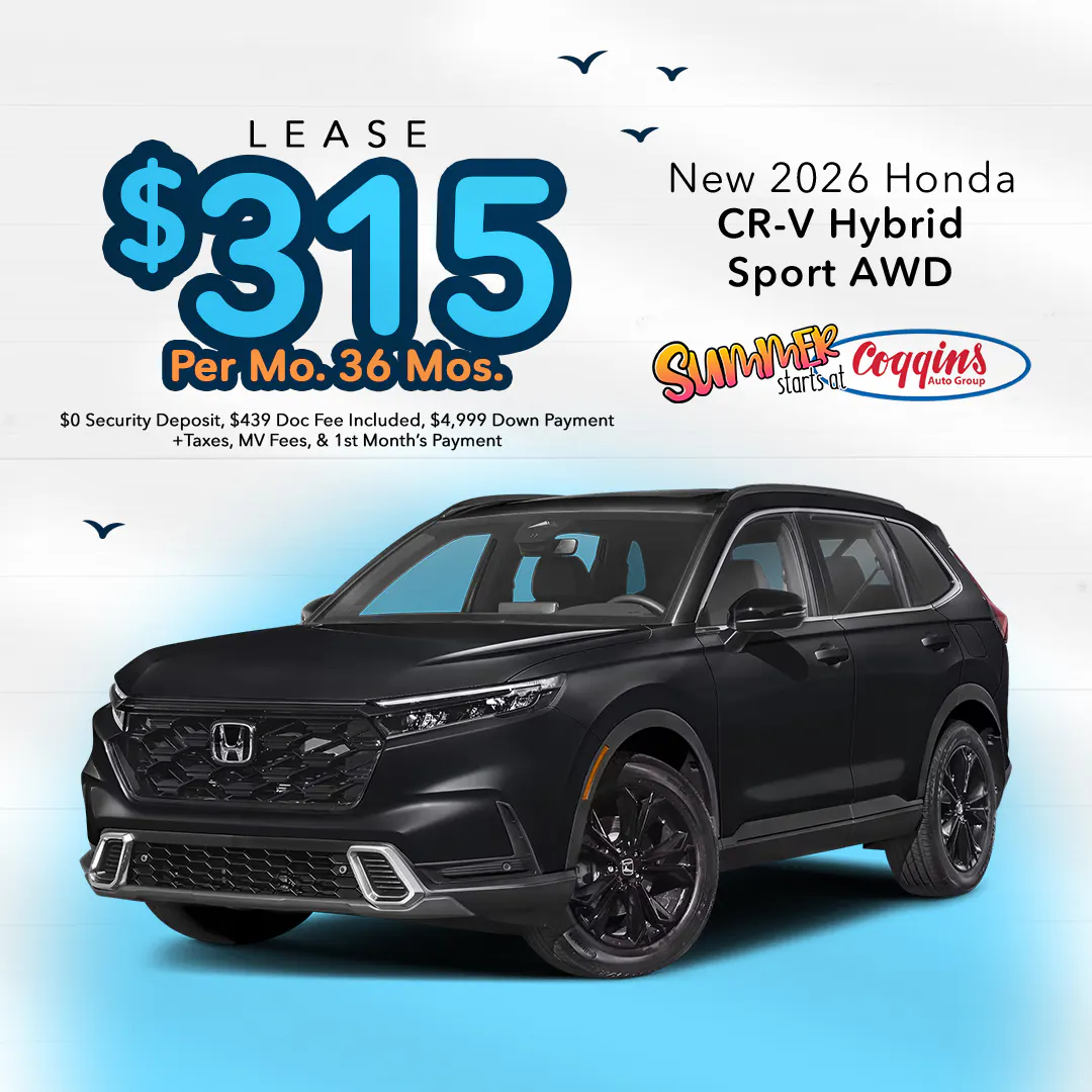 2026 Honda CR-V Hybrid Lease | Coggins Honda of Bennington