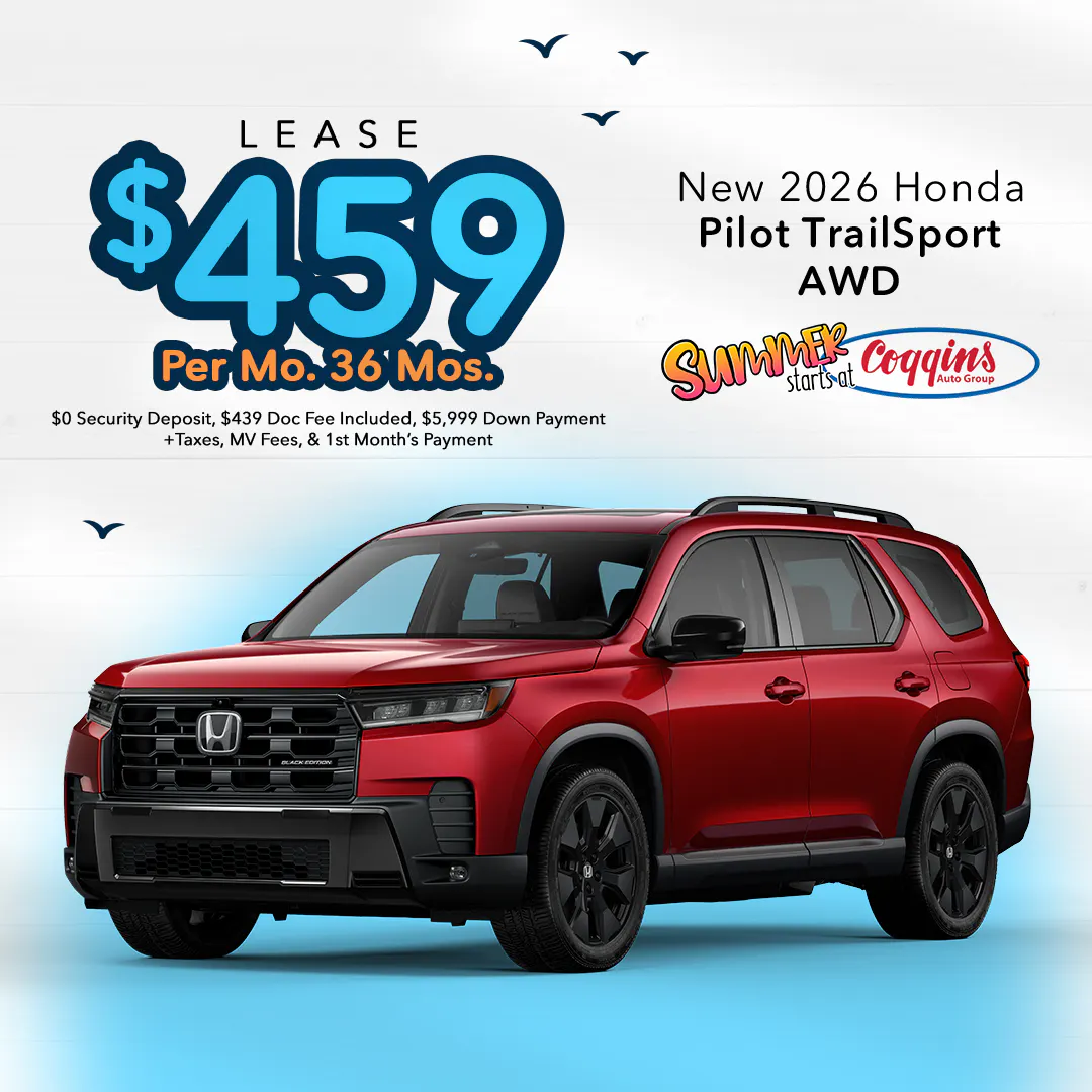 2026 Honda Pilot Lease | Coggins Honda of Bennington