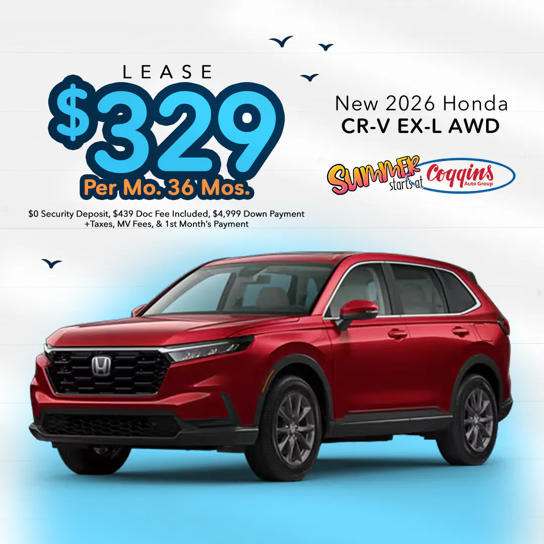 2026 Honda CR-V Lease | Coggins Honda of Bennington