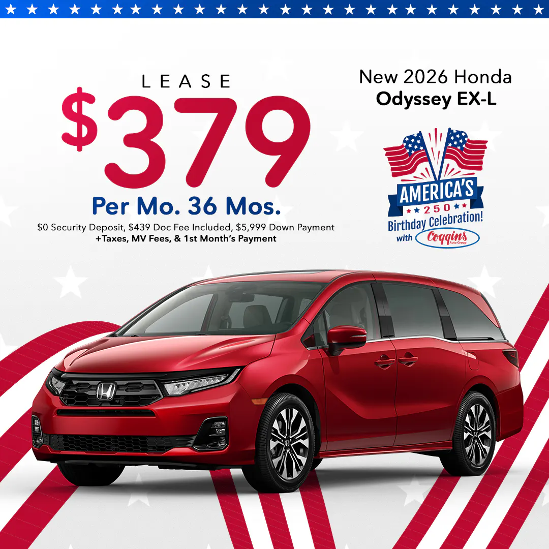 2026 Honda Odyssey Lease | Coggins Honda of Bennington