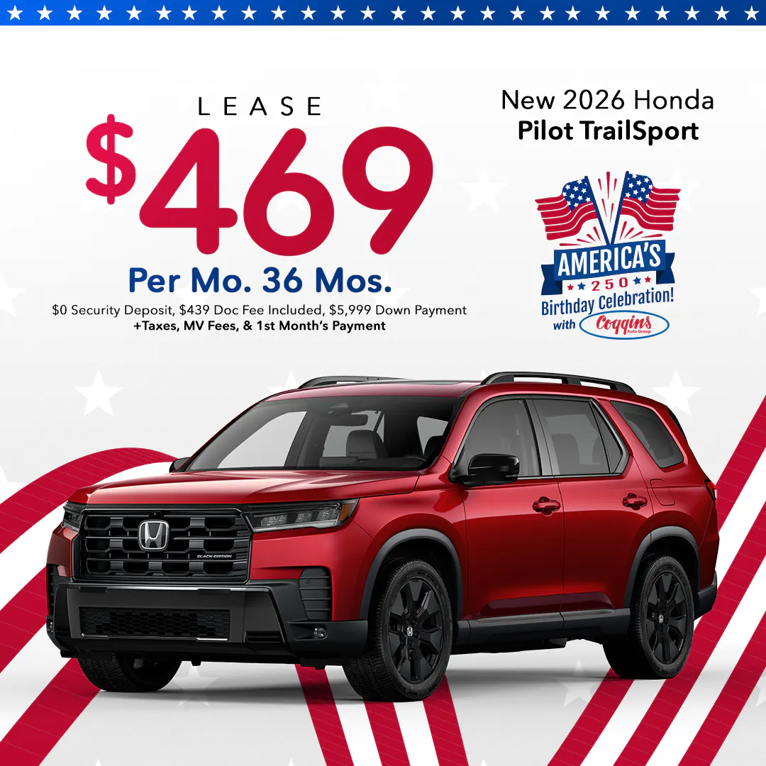 2026 Honda Pilot Lease | Coggins Honda of Bennington