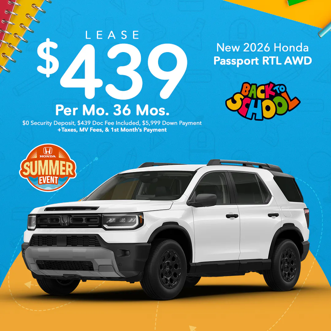 2026 Honda Passport Lease | Coggins Honda of Bennington