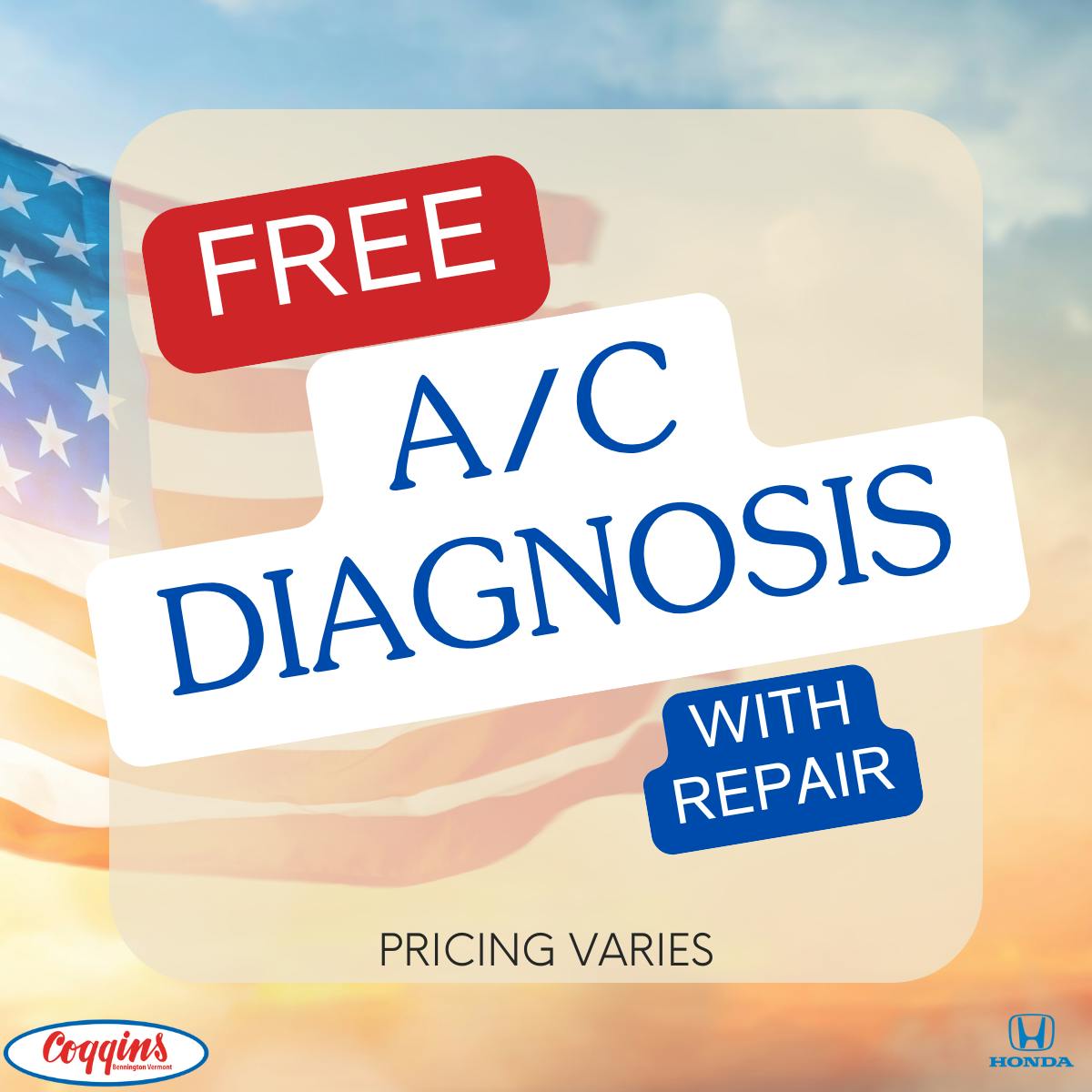 A/C Diagnosis & Repair | Coggins Honda of Bennington