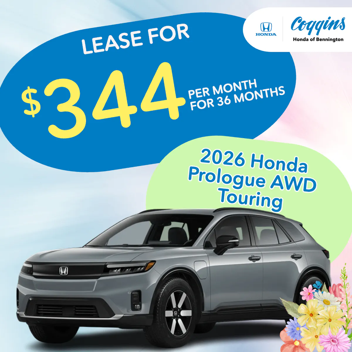 2026 Prologue Lease | Coggins Honda of Bennington