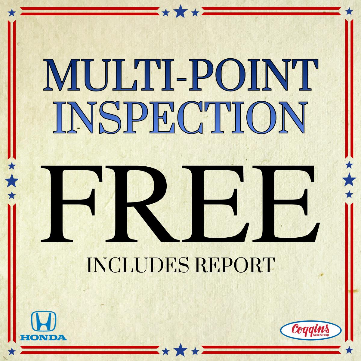 Multi-Point Inspection | Coggins Honda of Bennington