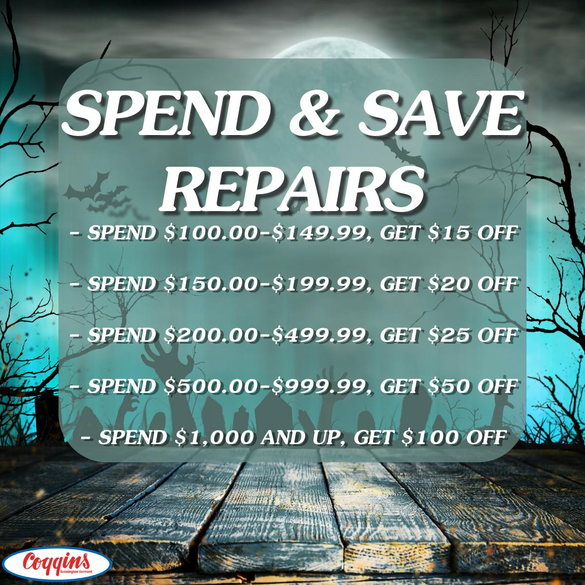 Spend & Save | Coggins Honda of Bennington