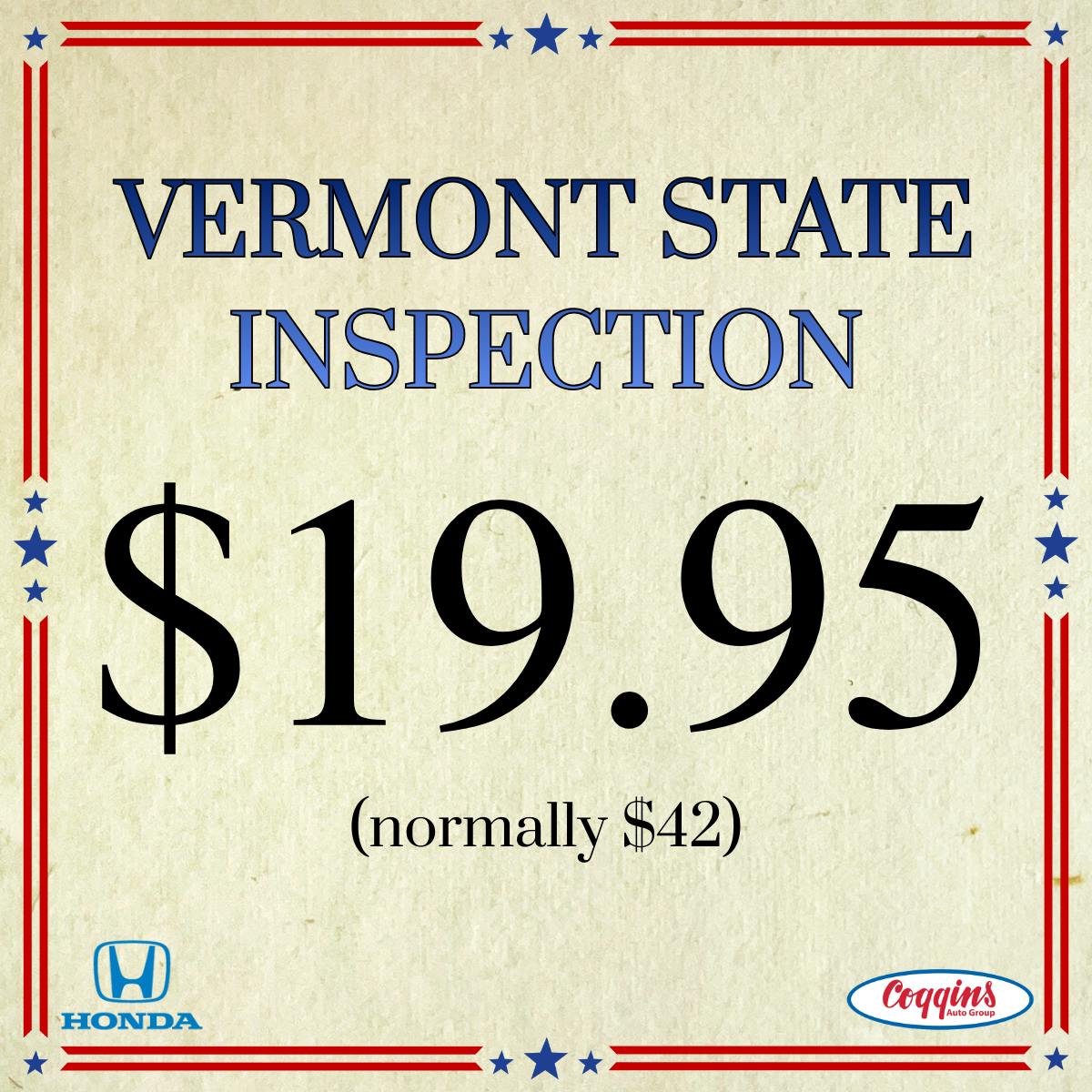 Vermont State Inspection | Coggins Honda of Bennington