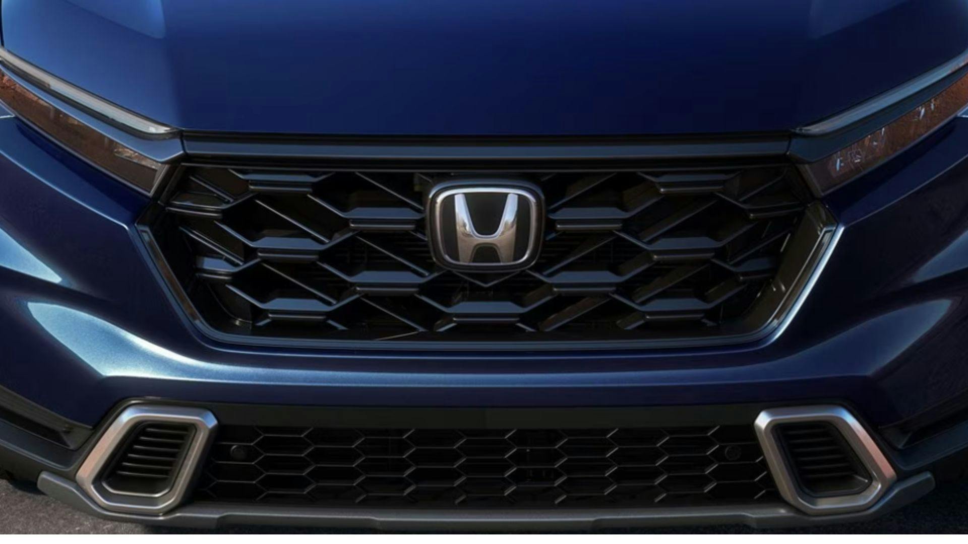 blue honda suv logo grille