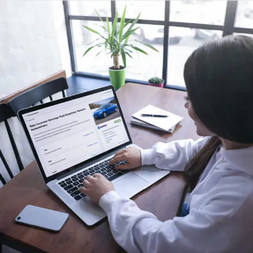 Honda vehicles driving through scenic Vermont roads