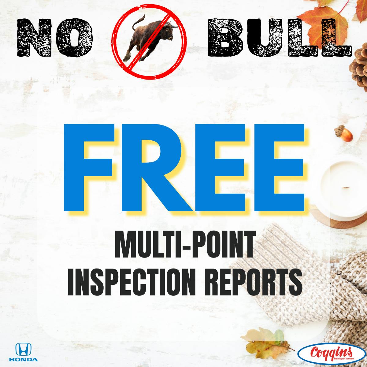 Multi-Point Inpsection | Coggins Honda of Bennington