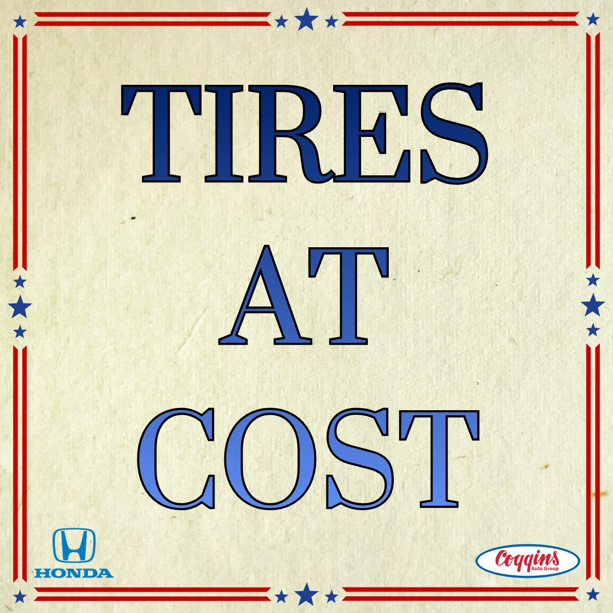 Tires At Cost | Coggins Honda of Bennington