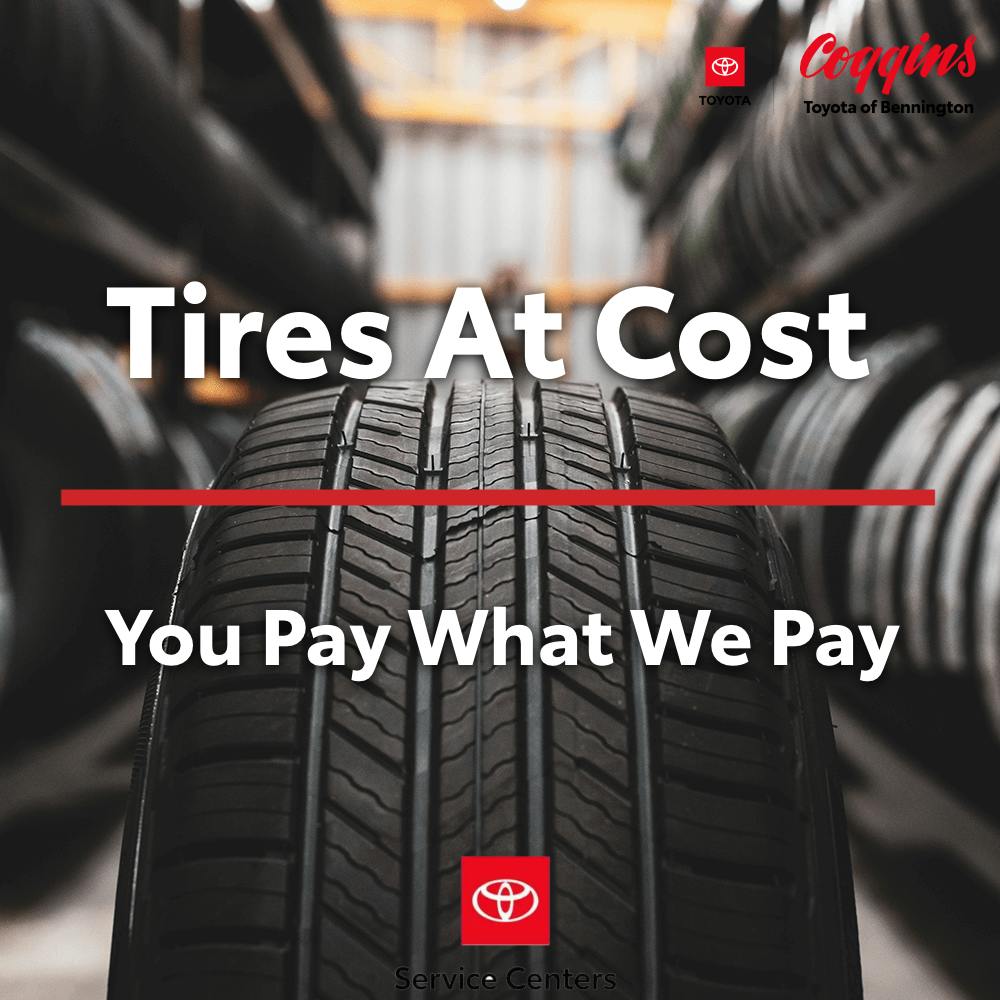 Tires at Cost | Coggins Toyota of Bennington