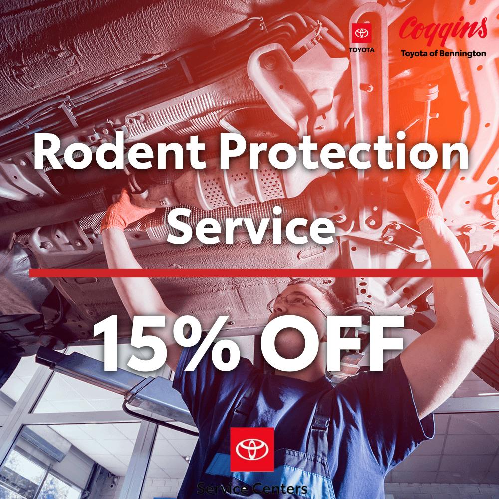 15% OFF Rodent Protection Package | Coggins Toyota of Bennington