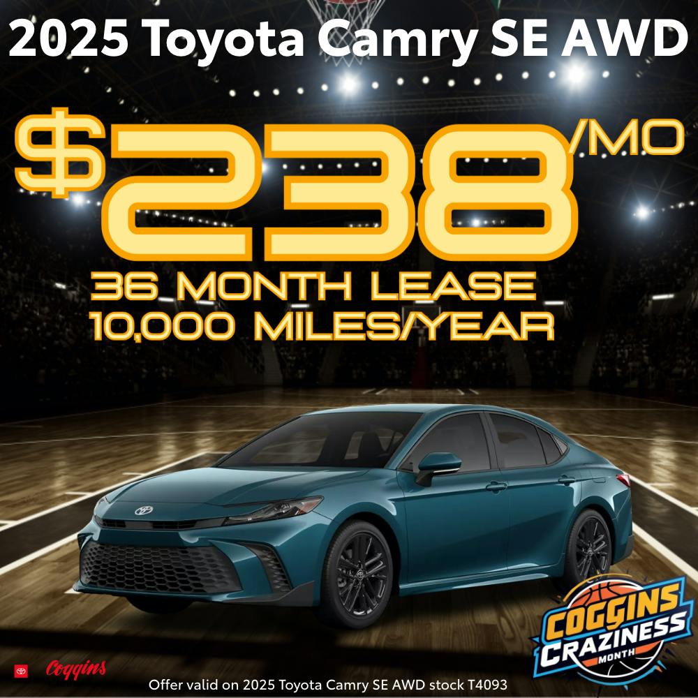 2025 Camry SE Lease | Coggins Toyota of Bennington
