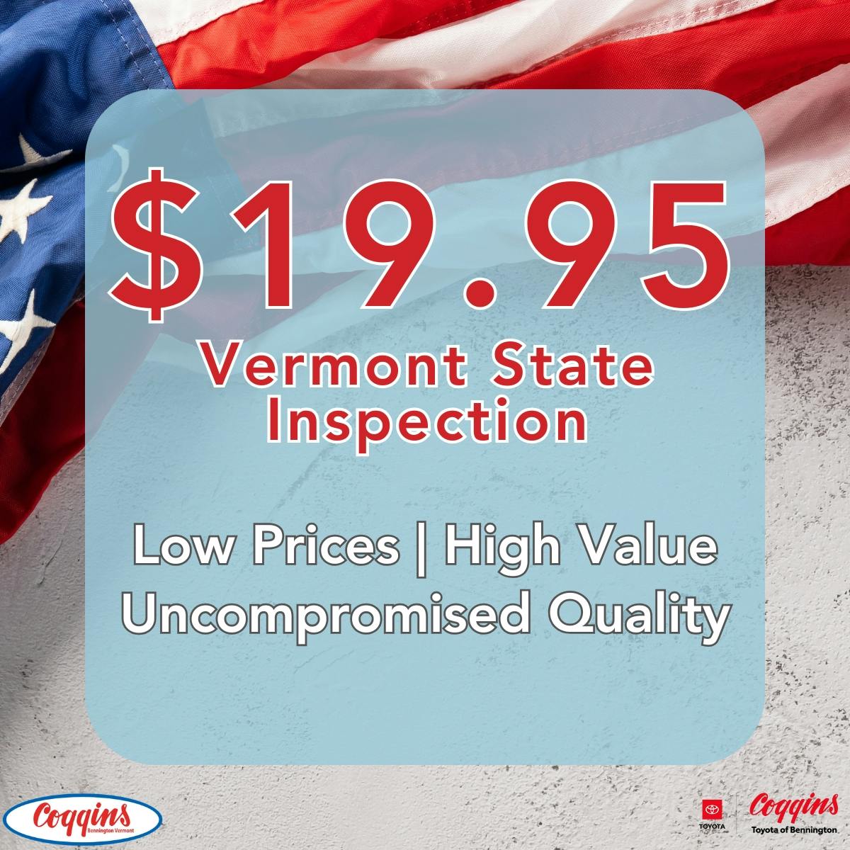 Vermont State Inspection | Coggins Toyota of Bennington