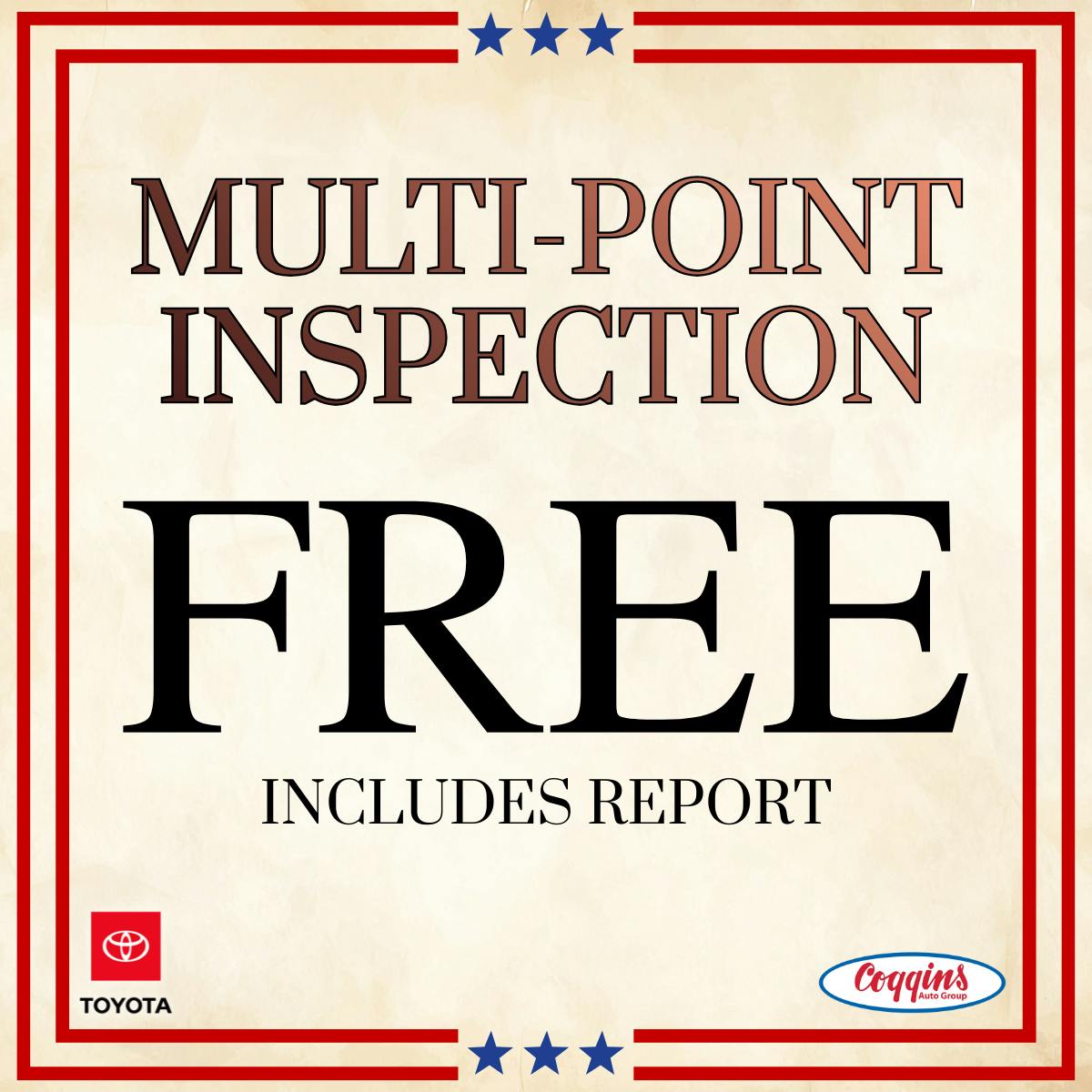 Multi-Point Inspection | Coggins Toyota of Bennington