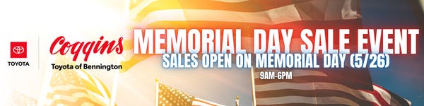 SRP Banner | Coggins Toyota of Bennington