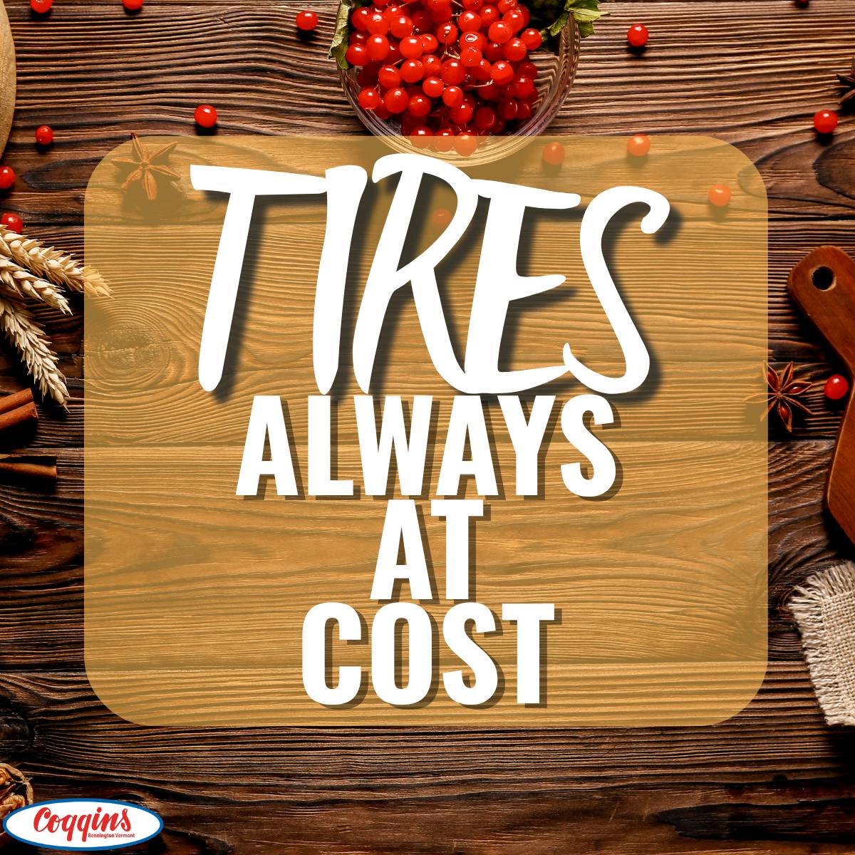 Tires at Cost | Coggins Toyota of Bennington