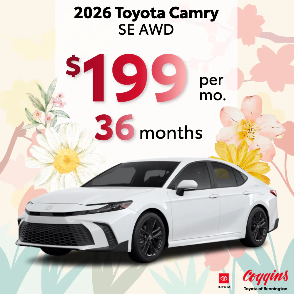 2026 Camry Lease | Coggins Toyota of Bennington
