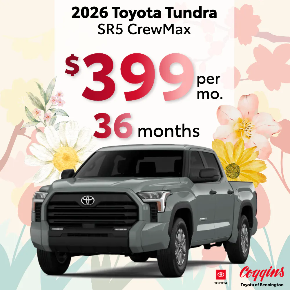 2026 Toyota Tundra Lease | Coggins Toyota of Bennington