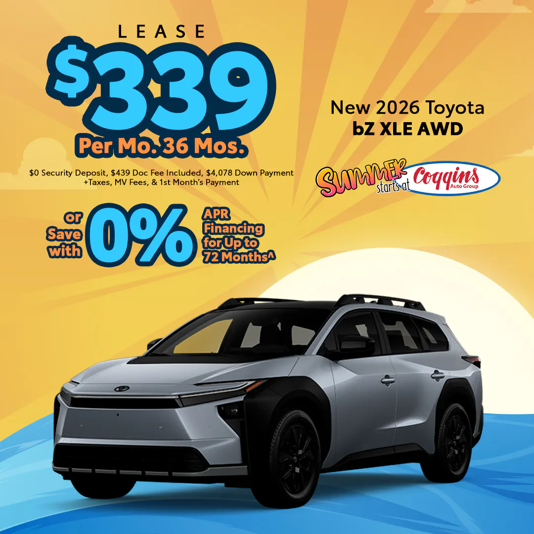 2026 bZ Lease | Coggins Toyota of Bennington