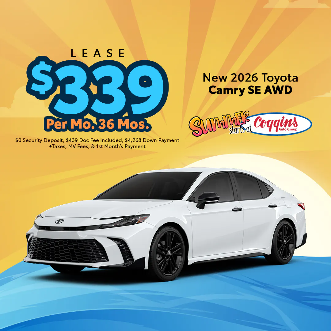 2026 Camry Lease | Coggins Toyota of Bennington