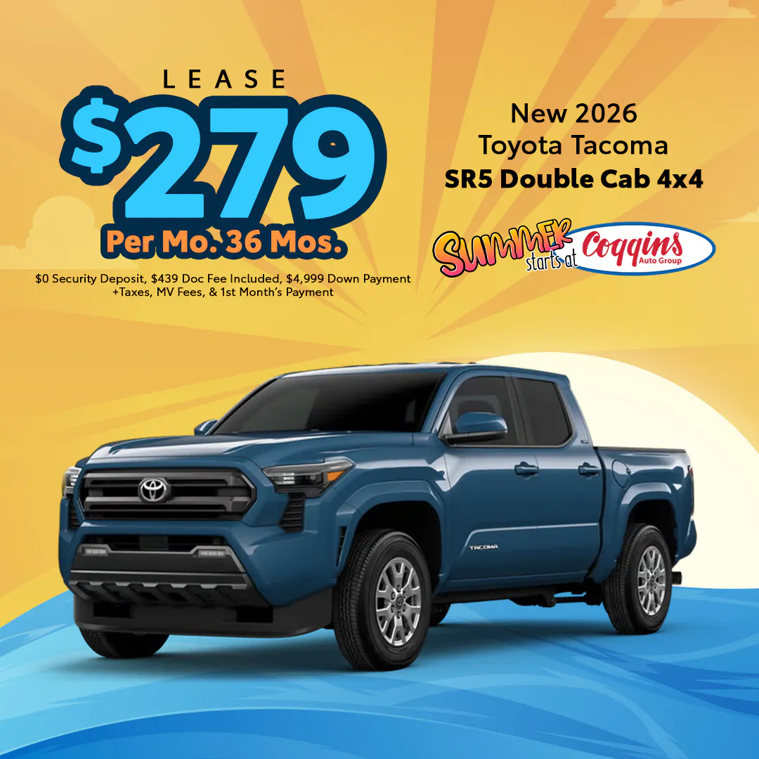2026 Toyota Tacoma Lease | Coggins Toyota of Bennington