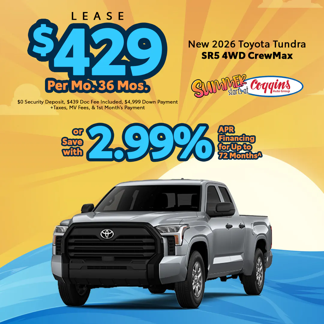 2026 Toyota Tundra Lease | Coggins Toyota of Bennington
