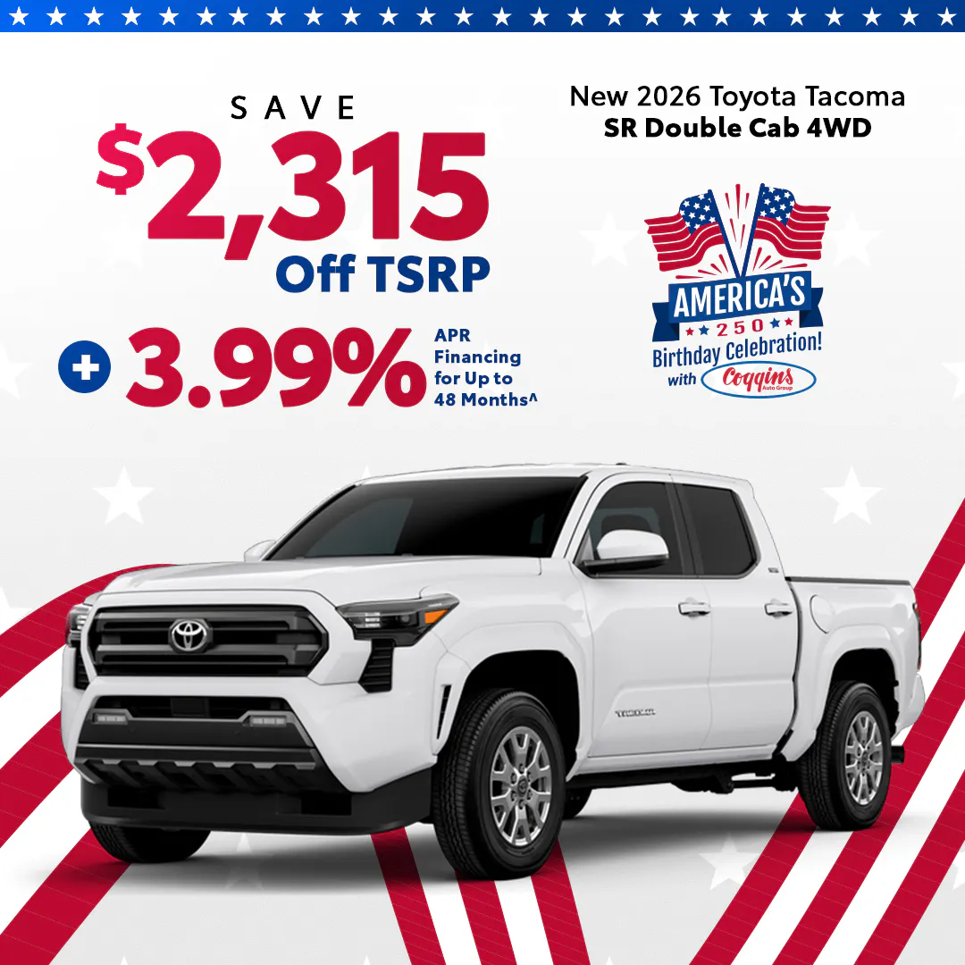 2026 Tacoma Finance Special | Coggins Toyota of Bennington